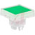 NKK Switches - AT3004JF - Green Square Snap-On Caps for Bright LED Accessory|70192436 | ChuangWei Electronics