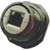 Amphenol Pcd - RJF7SA1B - black finish transversal seal rj45 to rj45 jam nut recept metal circ connector|70026565 | ChuangWei Electronics