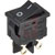 Marquardt Switches - 1858.0103 - Left PCB Black Non-Illuminated 125-250VAC 12A IP40 ON-OFF DPST Rocker Switch|70459171 | ChuangWei Electronics