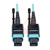 Tripp Lite - N844-10M-12-P - 10M MTP / MPO Patch Cable 12 Fiber 40GbE Aqua OM3 Plenum 33ft|70590815 | ChuangWei Electronics