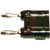 Mueller - BU-PMDP-S-0 - 15A 5000V Nickel Plated Black 4mm Test Connector Mueller|70272579 | ChuangWei Electronics