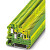 Phoenix Contact - 3060283 - Green-Yel 6.2 mm W 26-10 AWG Screw/Plug-in Ground DIN Rail Term Blk Conn|70169797 | ChuangWei Electronics