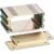 Box Enclosures - B1-040GD - 1.18 H X 2.5 W X 1.57 L GOLD ANODIZED 8 SCREWS 2 PLATES ALUMINUM ENCLOSURE|70020227 | ChuangWei Electronics