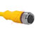 TURCK - RKC 4.4T-6 - PVC 6 meters 4 cond. M12 Female to Cut-end; Yellow Cordset|70233519 | ChuangWei Electronics