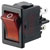 Marquardt Switches - 1855.1124 - 4.8 QC O Legend Red 110V Illuminated 125VAC 6A IP40 ON-OFF DPST Rocker Switch|70459170 | ChuangWei Electronics