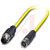 Phoenix Contact - 1406022 - 1.5m Plugstraight M12 to Socket straight M8 105C PVC 3-pos. shielded M12-M8|70276957 | ChuangWei Electronics