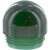 VCC (Visual Communications Company) - 25P-307G - Polycarbonate-Threaded 9/16-27 TDH. Translucent Dome Lens; Green|70152496 | ChuangWei Electronics