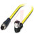 Phoenix Contact - 1406200 - 0.5 m to Socket angled M12 Plug straight M8 4-pos.105C PVC M12-M8|70276774 | ChuangWei Electronics