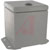 Hammond Manufacturing - EJ444 - Eclipse Junior Hinged NEMA 13 4x4x4 In Gray Steel Panel Mount Flanged Enclosure|70166783 | ChuangWei Electronics