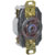 Hubbell Wiring Device-Kellems - HBL2810 - Nylon (Top) Bronze Brass Bronze Brass Black 120/208 VAC 30 A Receptacle|70116448 | ChuangWei Electronics