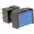 Omron Automation - A165-JAA-2 - ALTERN. BLUE Rectangular 2 SIDES GUARDED DPDT NON-Illuminated Pushbutton Switch|70180047 | ChuangWei Electronics