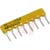 Bourns - 4608X-101-103LF - 8Pin 100V 2% 1W Conformal SIP EpoxyResin Bussed 10000 Ohms Resistor, Ntwrk|70154307 | ChuangWei Electronics