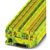 Phoenix Contact - 3209594 - 5.2mm W Green-Yellow 26-12 AWG Push-In Conn Ground DIN Rail Term Blk Conn|70170234 | ChuangWei Electronics