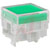 NKK Switches - AT477JF - CAP PUSHBUTTON SQUARE CLEAR/GRN|70365130 | ChuangWei Electronics