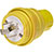 Molex Woodhead/Brad - 130147-0027 - 26W75 F3 Cord Grip L15-20 NEMA 3P/4 Wire Watertite Plug w/ Locking Blade|70069222 | ChuangWei Electronics