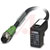 Phoenix Contact - 1400784 - SAC-3P-M12MS/0,3-PUR/C-1L-Z black-gray PUR 3 Pos Sensor/Actuator Cable|70448071 | ChuangWei Electronics