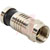 Platinum Tools - 18007 - F RG6 COMPRESSION CONNECTOR. NICKEL PLATE. 10 PC. CLAMSHELL.|70069479 | ChuangWei Electronics