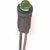 SloanLED - 240-125 - 20mA 1/8In. 6In. Wire /Snap T 1-3/4 12VDC 0.25In. Green LED Indicator,Pnl-Mnt|70015793 | ChuangWei Electronics