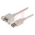 L-com Connectivity - UPMAA-30-03M - 0.3m USB 3.0 Type A Female Bulkhead/Male|70724536 | ChuangWei Electronics