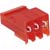 TE Connectivity - 3-640440-3 - 3 pos. Red 22 AWG Closed-End Without Polarizing Tab IDC Receptacle|70042738 | ChuangWei Electronics