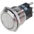EAO - 82-5153.1000 - Gold 19mm Mnt SS Flush Mom. 5A 250VAC SPDT Switch, Pushbtn|70592858 | ChuangWei Electronics