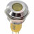 CML Innovative Technologies - 19710352 - 1/2 WAVE RECT. Pnl-Mnt; LED IND 19MM 24VAC/DCFLT YELL BRIGHT CHROME Indicator|70011671 | ChuangWei Electronics