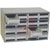 Akro-Mils - 19416 - 4 in. 16-Drawers/Cab. Gray High-Density polyethylene Cabinet, Storage|70145182 | ChuangWei Electronics