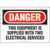 Panduit - PPS0710D129 - supplied with two electrical services DANGER Header Polyester Adhesive Sign|70386988 | ChuangWei Electronics