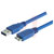 L-com Connectivity - CAU3AMICB-05M - CBL USB 3.0 TYPE A/MIC B .5M|70126748 | ChuangWei Electronics
