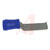 TE Connectivity - 154724 - Blue 16 to 14AWG Hooked PIDG SERinsulated Crimp Blade Term 17.2mm Blade Length|70288358 | ChuangWei Electronics