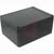 Box Enclosures - BEN-70P-BLK - 6.5x4.92x2.95in Black/Blk Cover Flame Retard Polycarbonate NEMA4 Enclosure|70020468 | ChuangWei Electronics