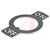 NKK Switches - AT201 - Nickel 12mm On/Off Plate Accessory|70192377 | ChuangWei Electronics