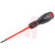 RS Pro - 253138 - Slotted 2.5 mm Tip 75 mm Chrome Vanadium Steel VDE Screwdriver|70412037 | ChuangWei Electronics