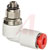 SMC Corporation - KSL03-32 - Push In 5/32 in UNF 10-32 Male Pneumatic Elbow Threaded-to-Tube Adapter|70071836 | ChuangWei Electronics