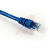 HellermannTyton - PC6BLU3SC - 1/pkg Blue 3.0' Category 6 Component Compliant Patch Cord|70332330 | ChuangWei Electronics