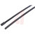 RS Pro - 7436207 - 840mmx7.9 mm Black Polyester Coated Stainless Steel Roller Ball Cable Tie|70651308 | ChuangWei Electronics
