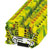 Phoenix Contact - 3212147 - Single Level Green/Yellow Push In Term 90A 250V 32121 Series Earth Trm Blk|70347905 | ChuangWei Electronics