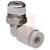 SMC Corporation - KJL23-01S - Push In 3.2 mm R 1/8 Male Pneumatic Elbow Threaded-to-Tube Adapter|70072957 | ChuangWei Electronics