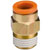SMC Corporation - KQ2H07-M5A - Series KQ2 Brass M5x0.8 Thread 1/4in Male Connector One-Touch Fitting|70244695 | ChuangWei Electronics