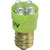 SloanLED - 160-122 - 20 Deg 750 mcd 20 mA 12 VAC/VDC Clear Green Cand Screw T-4 1/2 Lamp, LED|70015546 | ChuangWei Electronics