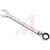 Apex Tool Group Mfr. - FRRM21 - Steel Chrome Fin 10.83In. Long 21Mm Combo Reversible Ratcheting Wrench Crescent|70222287 | ChuangWei Electronics