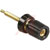 Abbatron / HH Smith - 3015-103 - Black Brass/Gold 4-40 Threaded Fluted Cap Miniature Binding Post|70211232 | ChuangWei Electronics