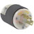 Hubbell Wiring Device-Kellems - HBL4720C - Brass Steel Nylon Nylon 0.230 to 0.720 in. 125 VAC 15 A Electrical Plug|70116463 | ChuangWei Electronics