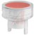 NKK Switches - AT488JC - CAP PUSHBUTTON ROUND CLEAR/RED|70365144 | ChuangWei Electronics