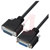 L-com Connectivity - CSMNB15MF-5 - 5 ft DB15 Male / Female Deluxe Molded Black D-Sub Cable|70246748 | ChuangWei Electronics