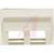 Belden - AX102413 - ELEC. WHITE ANGLED 2-PORT KEYCONNECT MEDIAFLEX INSERTS|70038343 | ChuangWei Electronics