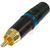Neutrik - NYS373-6 - Rean Plugs RCA - gold contact - blue|70549477 | ChuangWei Electronics