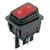 Marquardt Switches - 1935.3131 - 6.3 QC I/O Legend Red 125V Illum 125-250VAC 16A IP40 ON-OFF DPST Rocker Switch|70459227 | ChuangWei Electronics