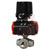 Dwyer Instruments - WE31-GDA04-T1-AE00 - 3-Way NPT SST Ball Valve 12 VDC Solenoid Flow Path A 1-1/2