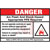 Panduit - PPS0305D2109 - Arc Flash and Shock Hazard PPE Required DANGER Header Polyester Adhesive Sign|70387027 | ChuangWei Electronics